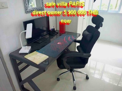 villa PARIS sale direct owner digital nomad desk price -- 5 900 000 BTH